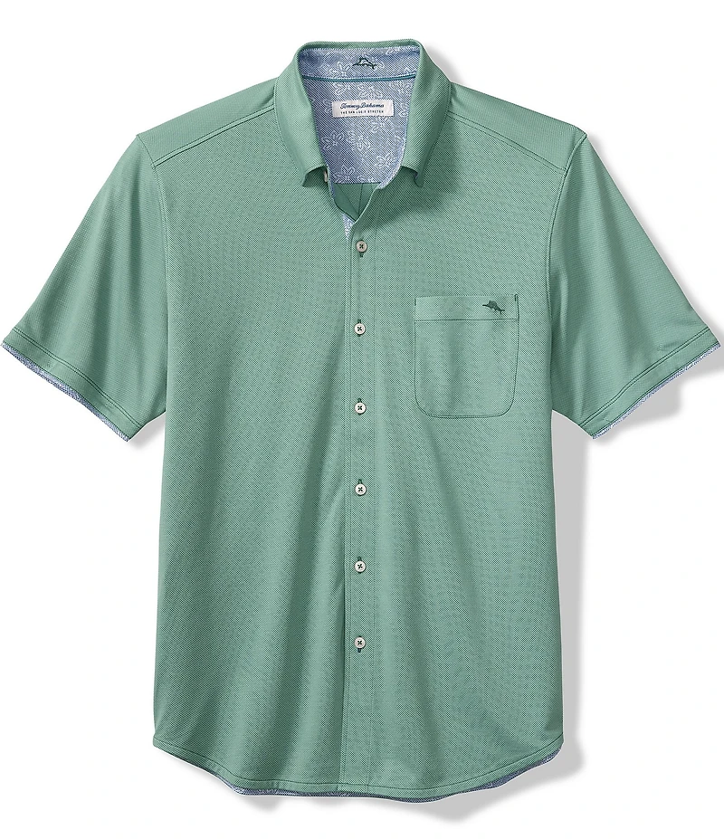 Tommy Bahama San Lucio Lotus Happy Hour Short Sleeve Woven Shirt