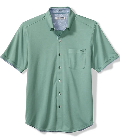 Tommy Bahama San Lucio Lotus Happy Hour Short Sleeve Woven Shirt