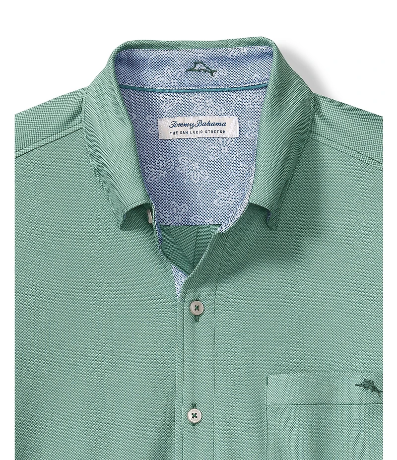 Tommy Bahama San Lucio Lotus Happy Hour Short Sleeve Woven Shirt