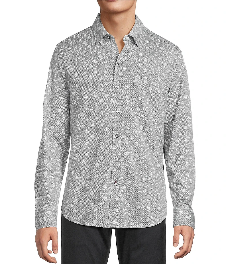 Tommy Bahama San Lucio Miro Mosaic Long Sleeve Woven Shirt