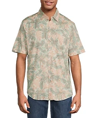 Tommy Bahama San Lucio Sea Shade Short Sleeve Woven Shirt