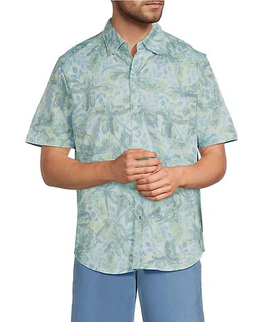 Tommy Bahama San Lucio Sea Shade Short Sleeve Woven Shirt