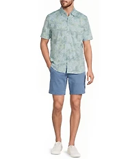 Tommy Bahama San Lucio Sea Shade Short Sleeve Woven Shirt