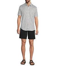 Tommy Bahama San Lucio Sol Geo Short Sleeve Woven Shirt