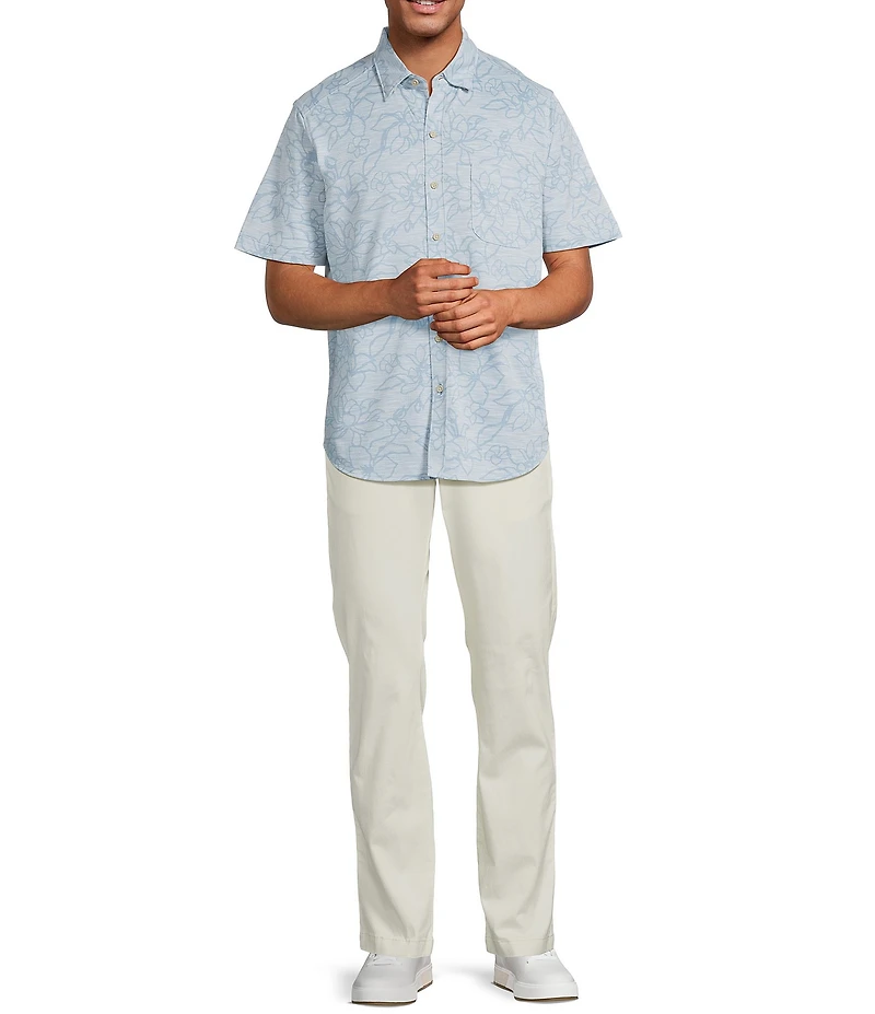 Tommy Bahama San Lucio Tides Flora Short Sleeve Woven Shirt