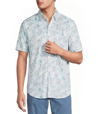 Tommy Bahama San Lucio Tides Villa Vista Short Sleeve Woven Shirt
