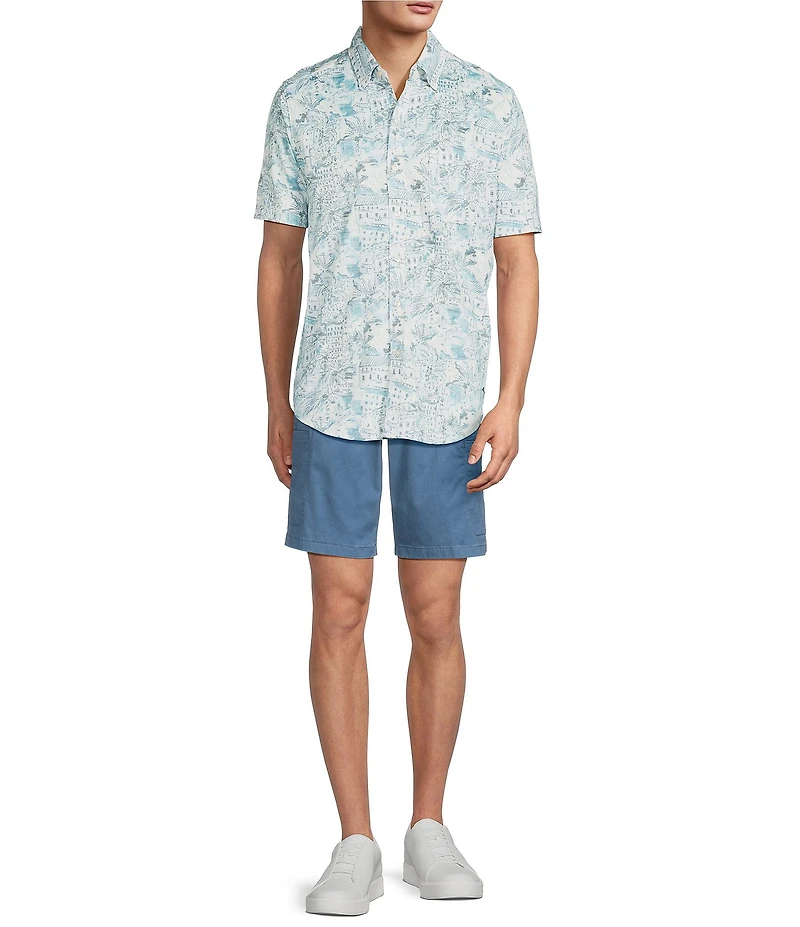 Tommy Bahama San Lucio Tides Villa Vista Short Sleeve Woven Shirt