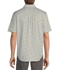 Tommy Bahama San Lucio Tri Leaf Geo Short Sleeve Woven Shirt