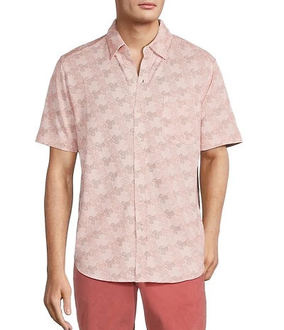 Tommy Bahama San Lucio Tri Leaf Geo Short Sleeve Woven Shirt