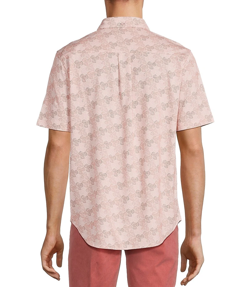 Tommy Bahama San Lucio Tri Leaf Geo Short Sleeve Woven Shirt