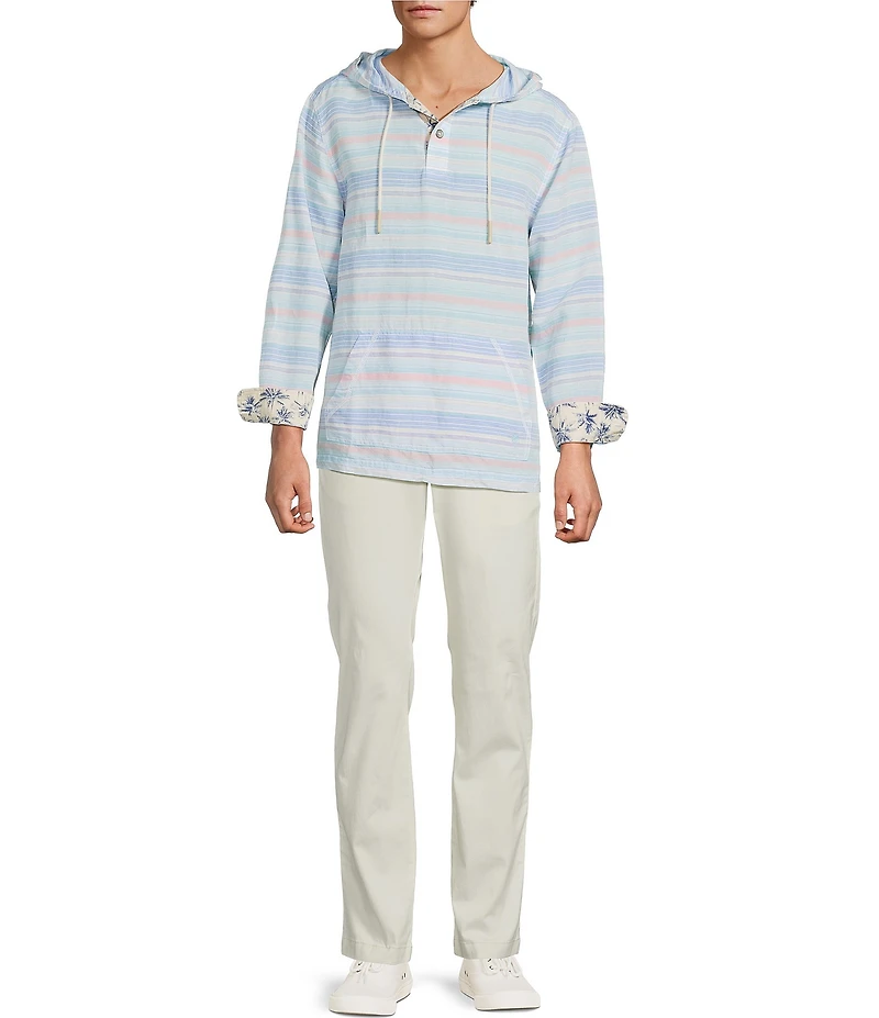 Tommy Bahama Sand Linen Los Bellos Stripe Baja Hoodie