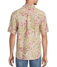Tommy Bahama Sand Linen Villa Nueva Vines Short Sleeve Woven Shirt