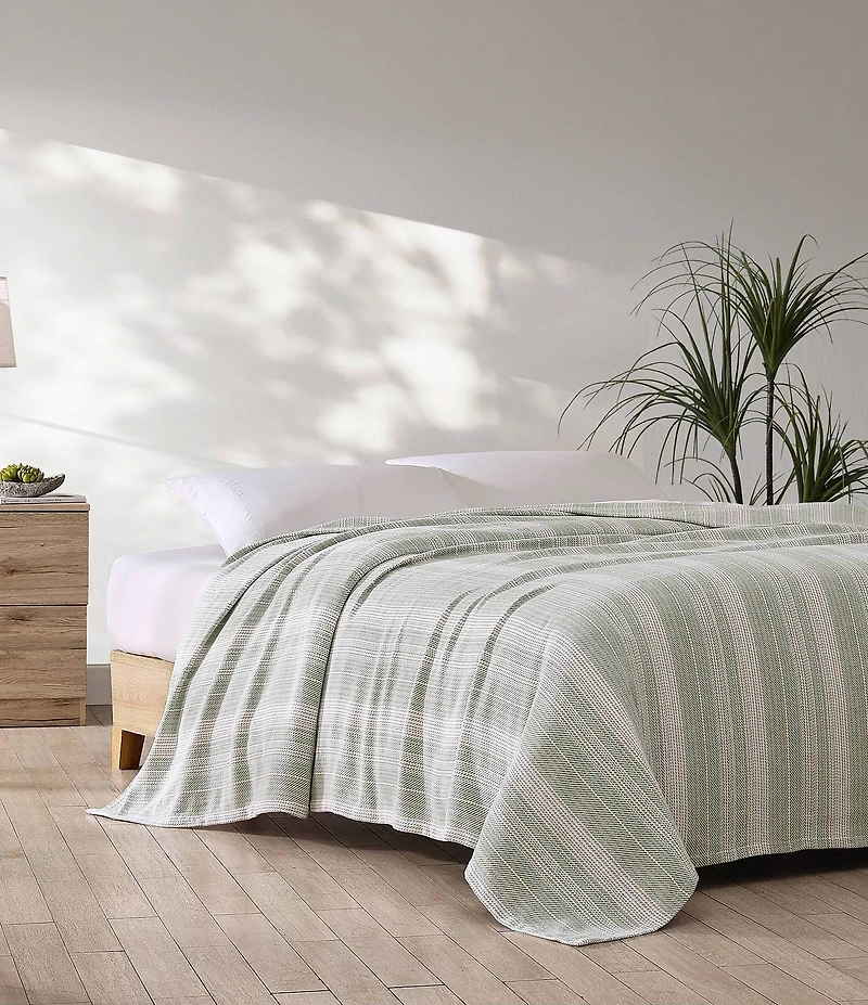 Tommy Bahama Sandy Shore Stripe Bed Blanket