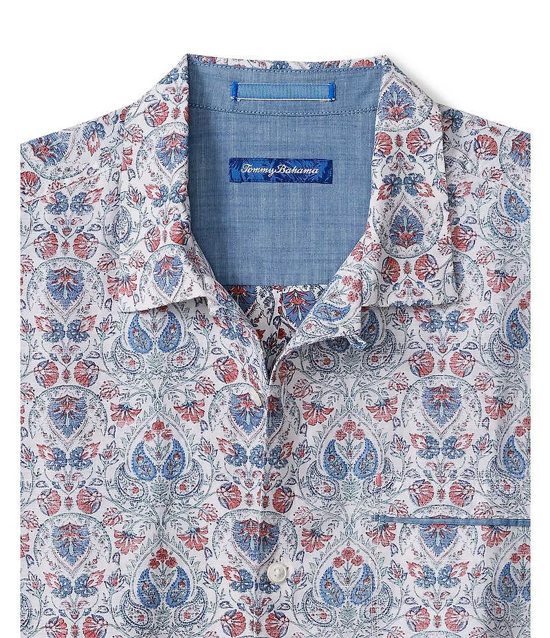 Tommy Bahama Santa Rosa Gardens Short Sleeve Woven Camp Shirt