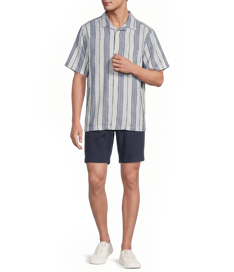 Tommy Bahama Santorini Stripe Short Sleeve Woven Shirt