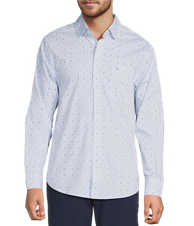 Tommy Bahama Sarasota Stretch Island Medallion Long Sleeve Woven Shirt