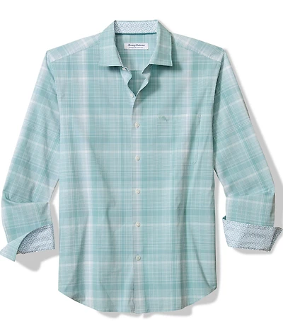 Tommy Bahama Sarasota Stretch La Cumbre Plaid Long Sleeve Woven Shirt