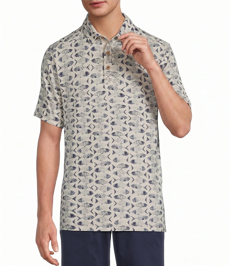 Tommy Bahama Sardina Soiree Short Sleeve Polo Shirt