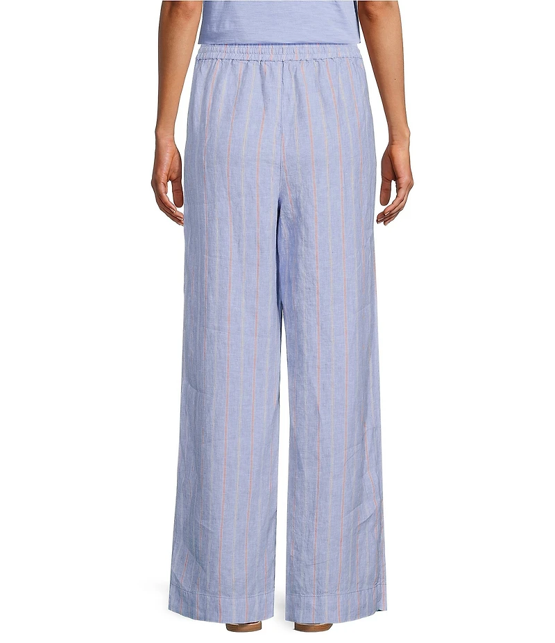 Tommy Bahama Sea Salt Coordinating Chambray Pink Stripe Easy Pants
