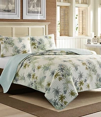 Tommy Bahama Serenity Palms Printed Cotton Reversible Quilt