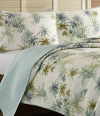 Tommy Bahama Serenity Palms Printed Cotton Reversible Quilt