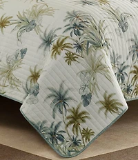 Tommy Bahama Serenity Palms Printed Cotton Reversible Quilt