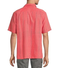 Tommy Bahama Short Sleeve Maui Border Woven Shirt