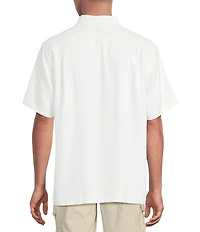 Tommy Bahama Short Sleeve Maui Border Woven Shirt