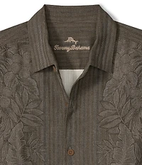 Tommy Bahama Short Sleeve Maui Border Woven Shirt