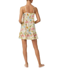 Tommy Bahama Sleeveless Scoop Neck Woven Floral Print Chemise