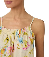 Tommy Bahama Sleeveless Scoop Neck Woven Floral Print Shorty Pajama Set