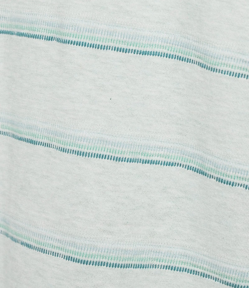 Tommy Bahama Soleil Stripe Short Sleeve Henley Shirt