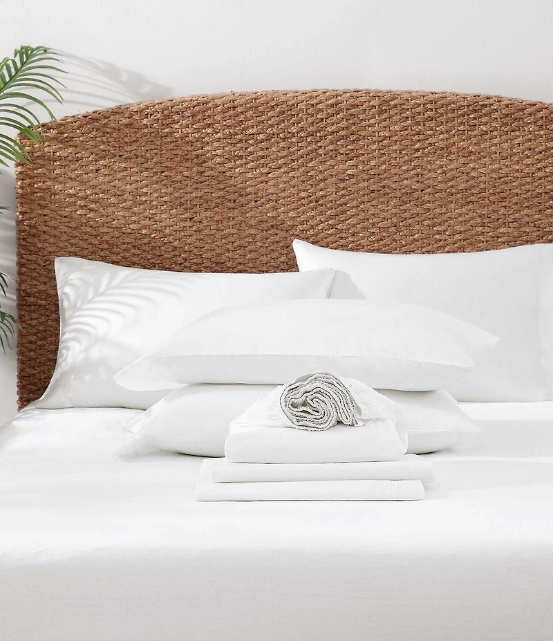 Tommy Bahama Solid 400-Thread Count Cotton Percale Sheet Set