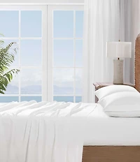 Tommy Bahama Solid 400-Thread Count Cotton Percale Sheet Set
