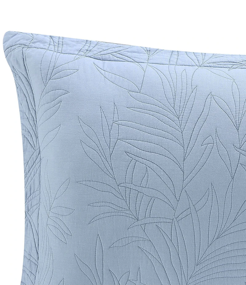 Tommy Bahama Solid Costa Sera Cotton Quilted Shams
