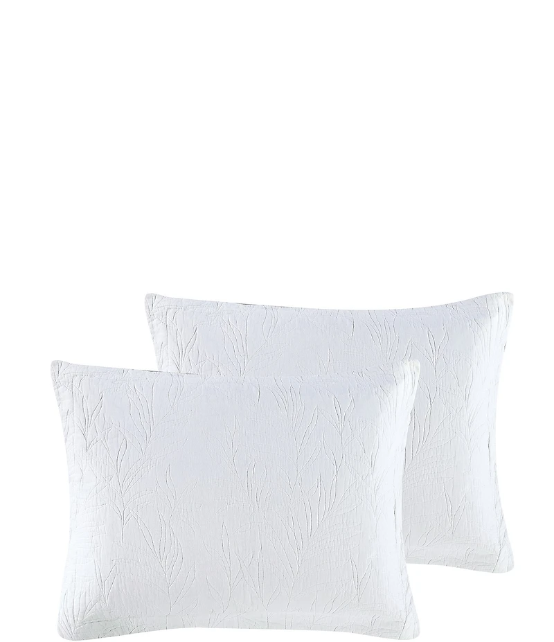 Tommy Bahama Solid Costa Sera Cotton Quilted Shams