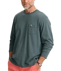 Tommy Bahama Solid New Bali Skyline Long Sleeve Pocket T-Shirt