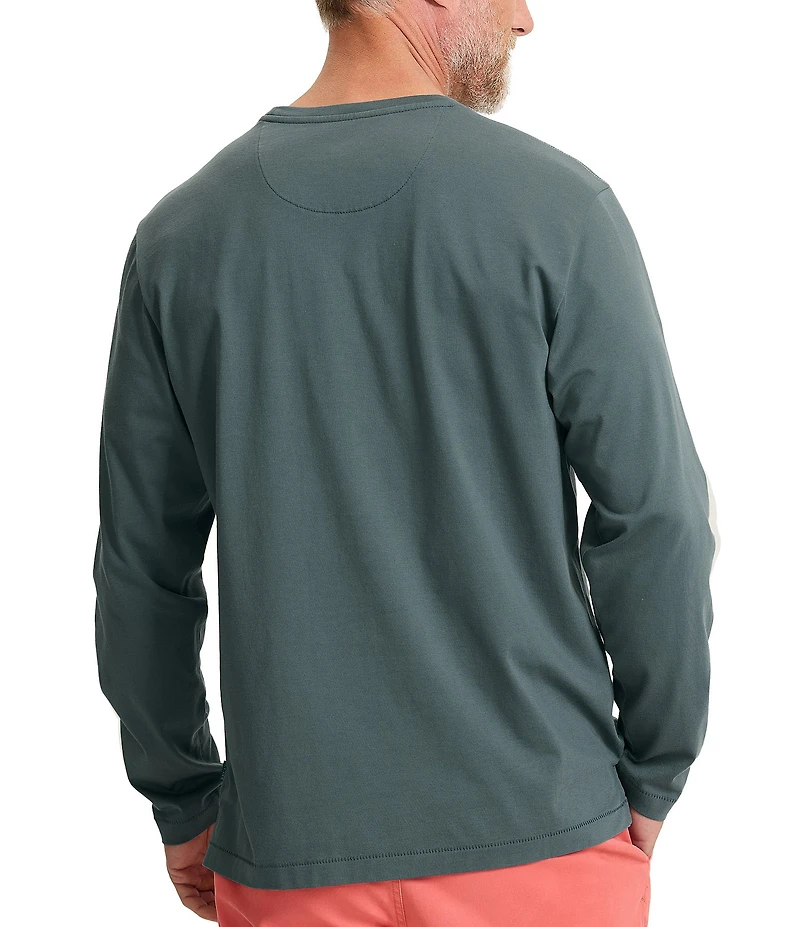 Tommy Bahama Solid New Bali Skyline Long Sleeve Pocket T-Shirt