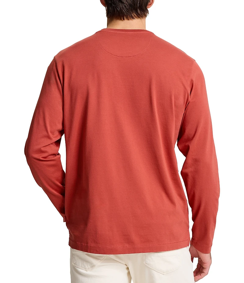 Tommy Bahama Solid New Bali Skyline Long Sleeve Pocket T-Shirt