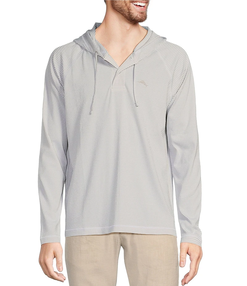 Tommy Bahama Starboard Stripe Long Sleeve Hoodie