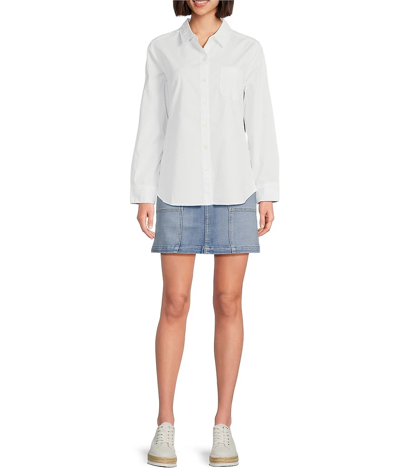 Tommy Bahama Stretch Denim Utility Skirt