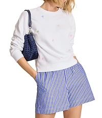 Tommy Bahama Sunlit Stripe Poplin 5#double; Shorts
