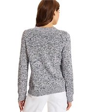 Tommy Bahama Surf Shore Crew Neck Long Sleeve Sweater Top