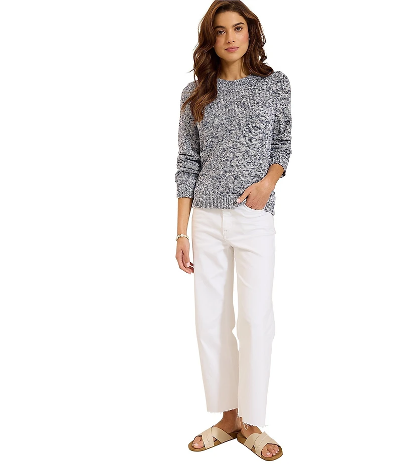 Tommy Bahama Surf Shore Crew Neck Long Sleeve Sweater Top