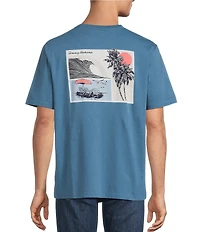 Tommy Bahama Surfing Sunsets Short Sleeve T-Shirt