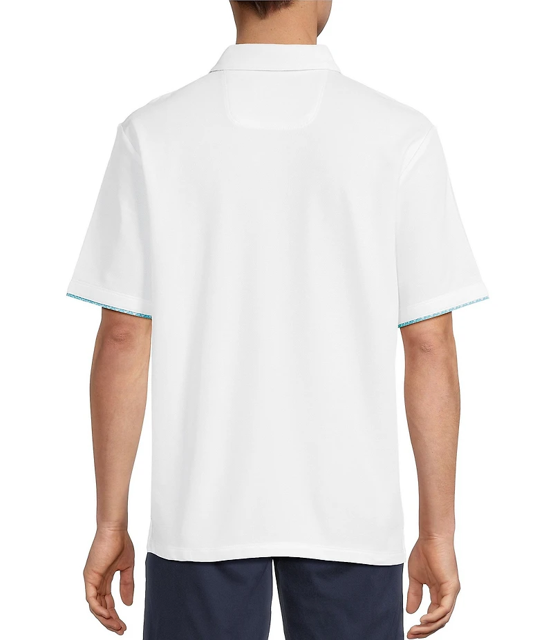 Tommy Bahama Teeny Martini 5 O'Clock Short Sleeve Polo Shirt