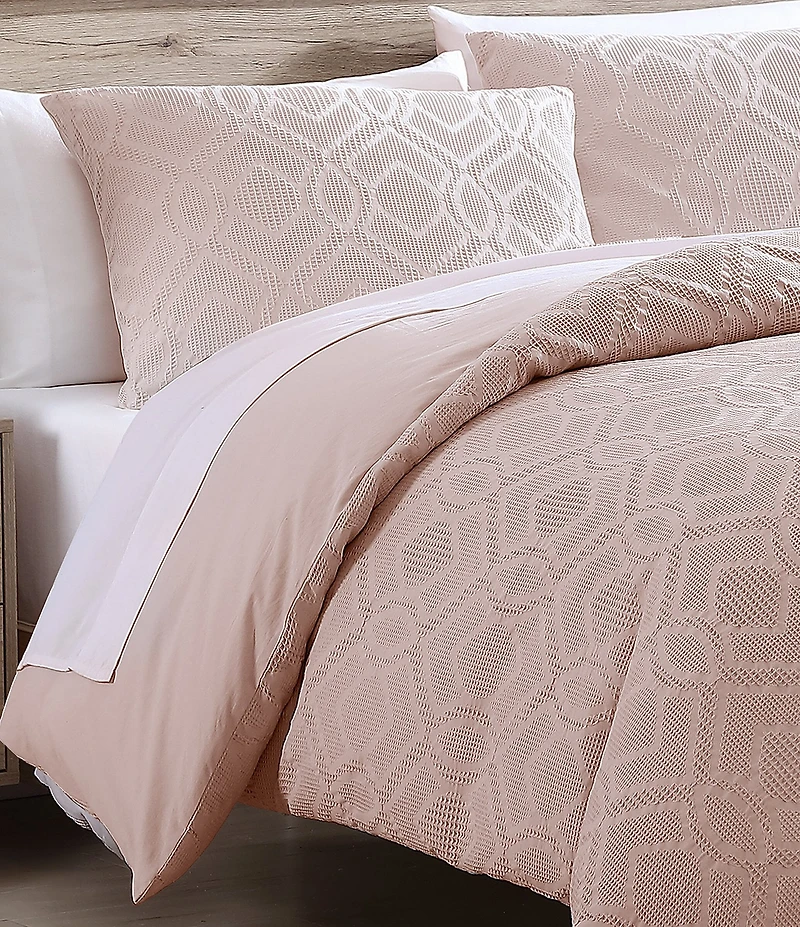Tommy Bahama Textured Waffle Mini Comforter Set