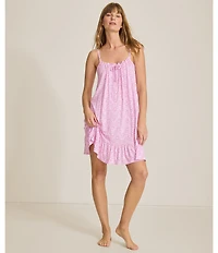 Tommy Bahama Tile Print Sleeveless Jersey Knit Chemise