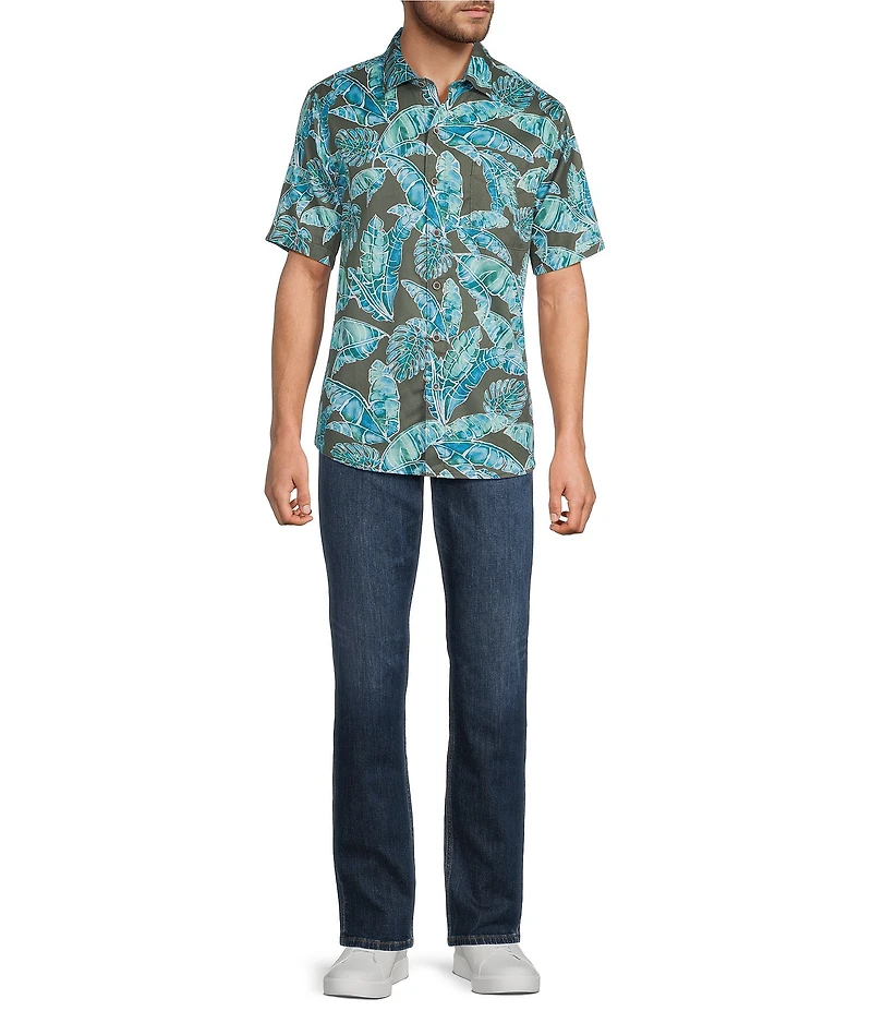 Tommy Bahama Tortola Jungle Blooms Short Sleeve Woven Shirt