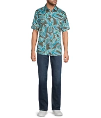 Tommy Bahama Tortola Jungle Blooms Short Sleeve Woven Shirt